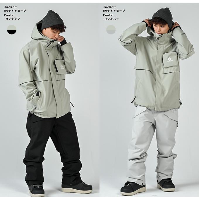 グラバークリーク(GRAVER CREEK) スノーボードウェア 上下セット
