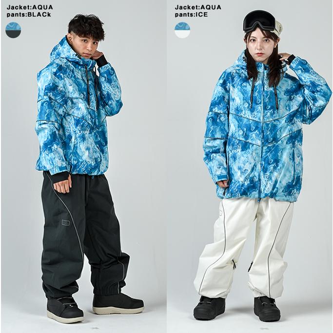 ワンスリー(ONETHREE) スノーボードウェア 上下セット メンズ