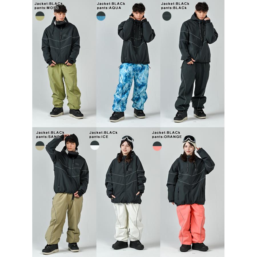 ワンスリー(ONETHREE) スノーボードウェア 上下セット メンズ