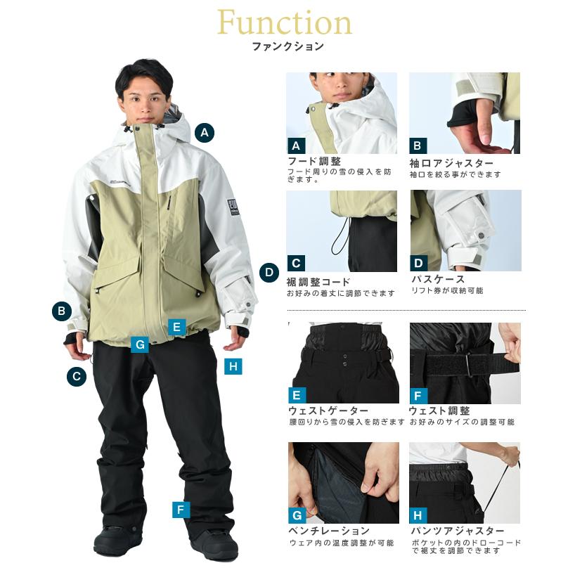 NIMA ニーマ スノーボードウェア 上下セット メンズ レディース SNB JK