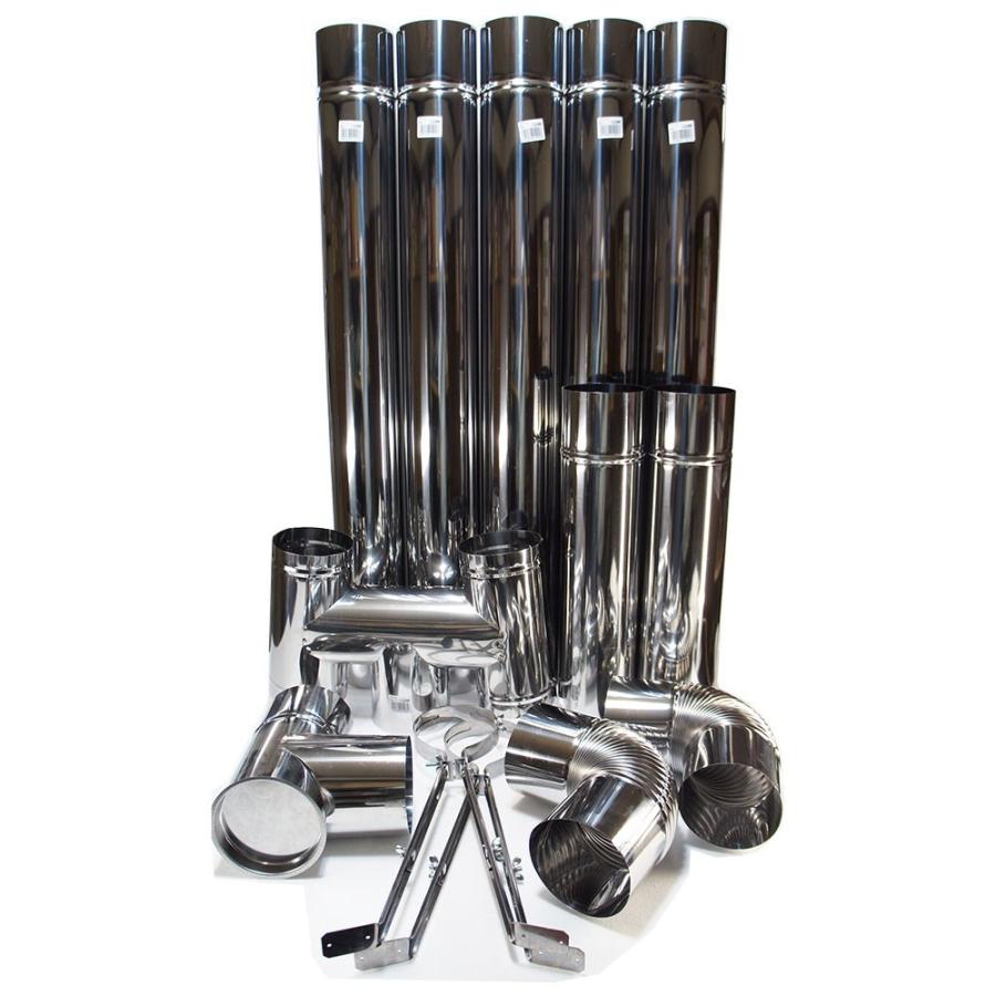 ステンレス φ106mm 3寸5分 煙突部材 大セット : まごころ問屋 - 通販