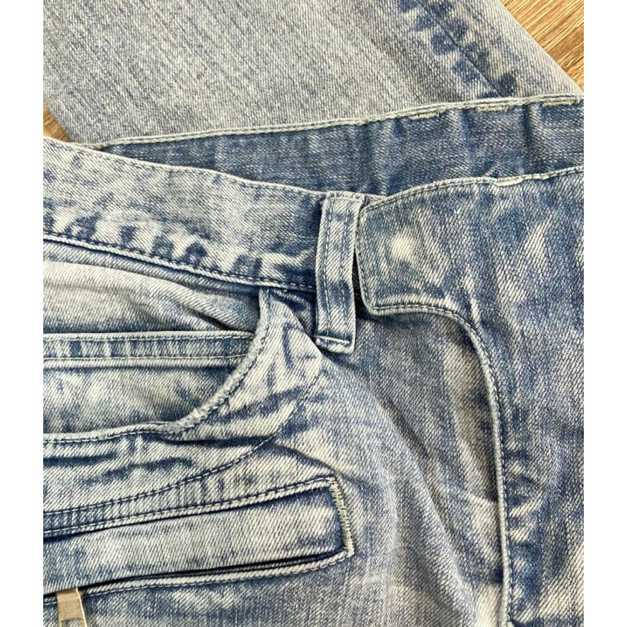 バルマン 蛇腹バイカーデニムパンツ ダメージ加工 メンズ SIZE 28 (S