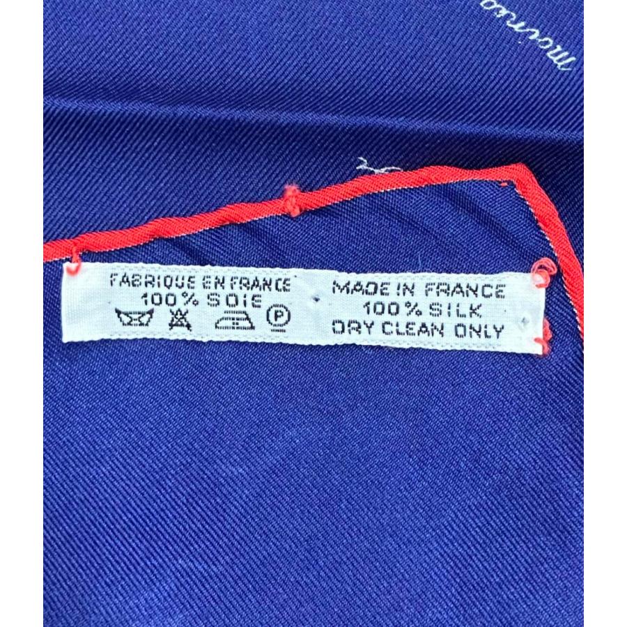 エルメス シルクスカーフ 鳥柄 カレ90 侵入者 レディース HERMES 中古