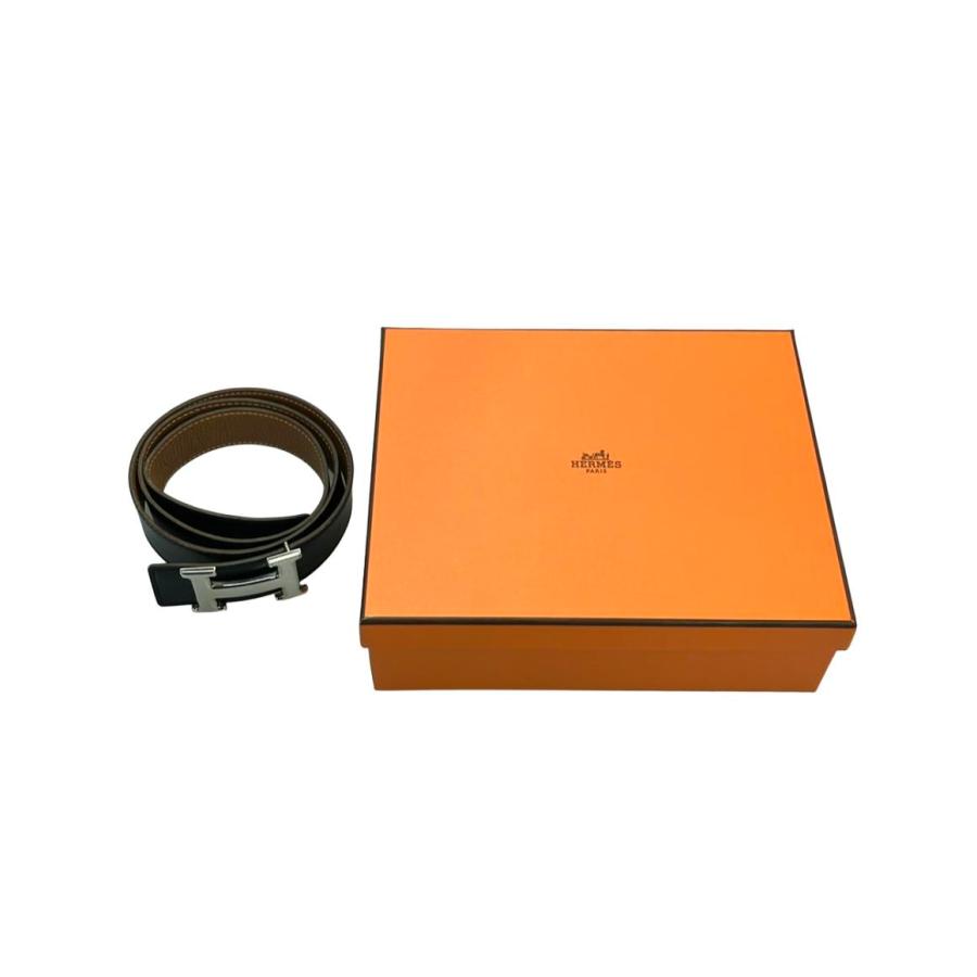 エルメス ベルト シルバー金具 Hバックル コンスタンス メンズ HERMES