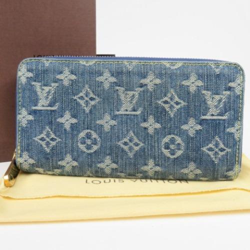 LOUIS VUITTON（ルイ・ヴィトン） 美品 ジッピー モノグラムデニム