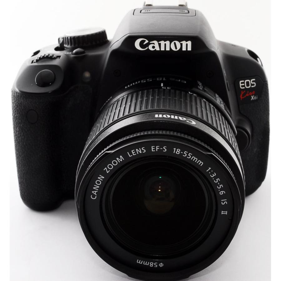 EOS キヤノン デジタル一眼 CANON Kiss X6i レンズキット 中古 新品SD