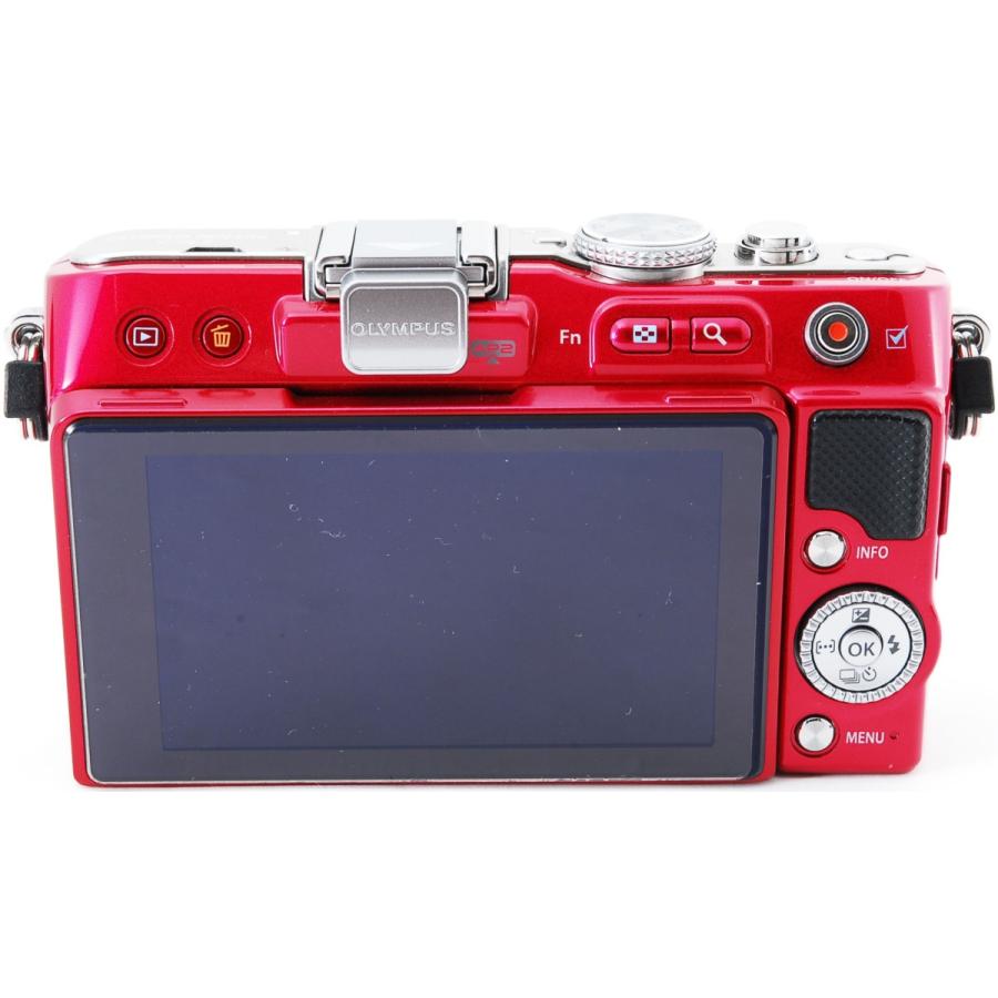 OLYMPUS PEN オリンパス ミラーレス Lite E-PL3 レンズキット レッド