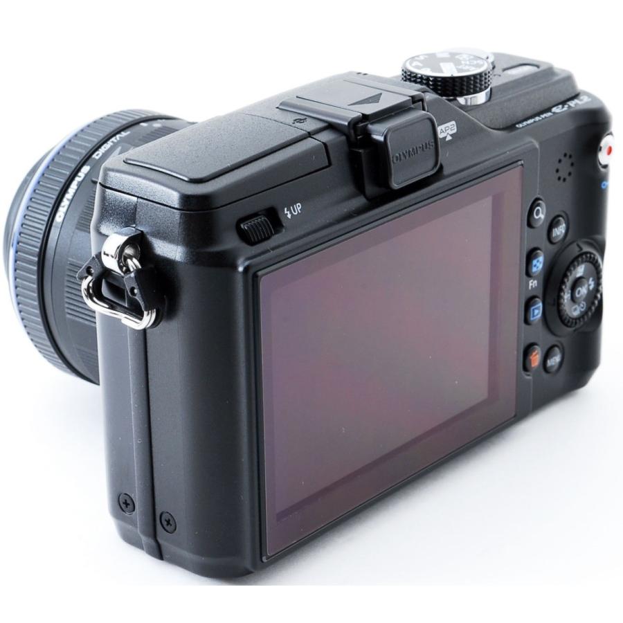 OLYMPUS PEN オリンパス ミラーレス Lite E-PL2 ブラック レンズキット