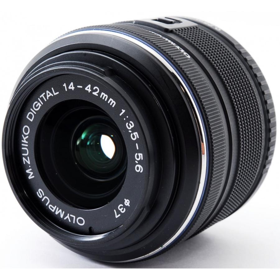 OLYMPUS PEN オリンパス ミラーレス E-PL8 レンズキット ブラック 中古