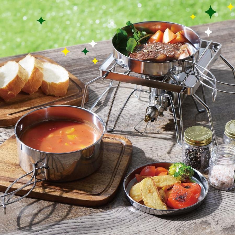 クッカーセット 8点 アウトドアクッカー キャンプ鍋 食器 調理器具