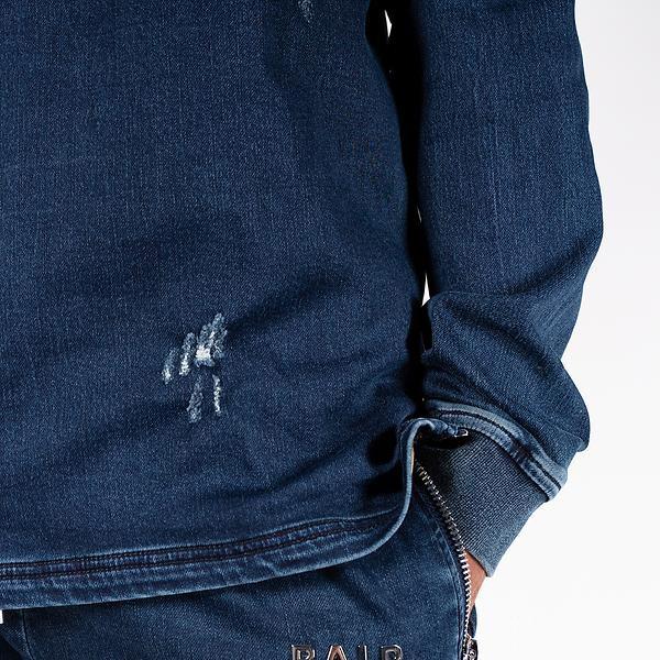 BALR.（ボーラー） ☆ボーラー 日本限定 スウェット パーカー デニム