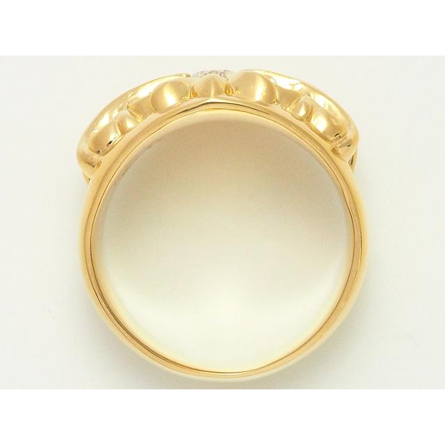 CHROME HEARTS（クロムハーツ） キーパーリング 22Kゴールド パヴェ