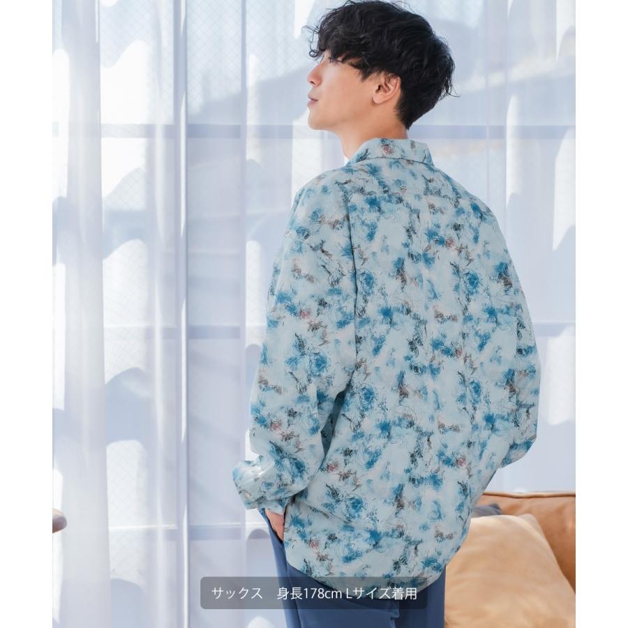 improves（インプローブス） シャツ メンズ 長袖 開襟シャツ オープン