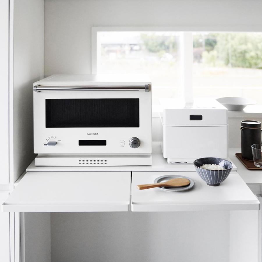 tower キッチン家電下スライドテーブル 幅80cm タワー 山崎実業 公式