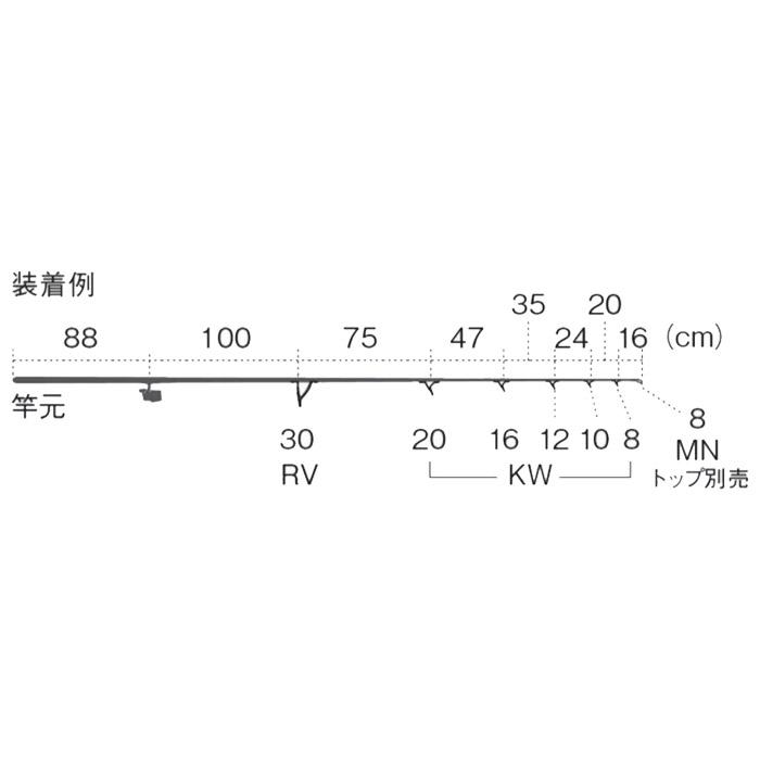 Fuji T-RVSG306 トーナメントセット ガイドセット トップガイド別売り