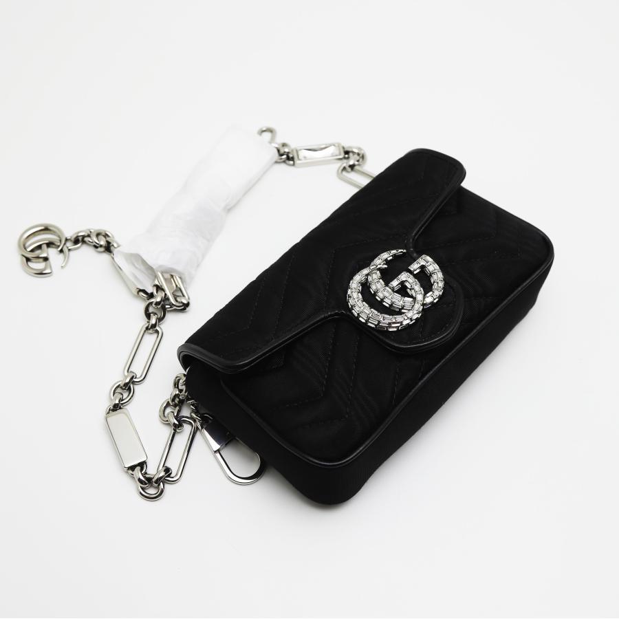 新品 グッチ チェーンショルダーバッグ 新作 GGマーモント ダブルG