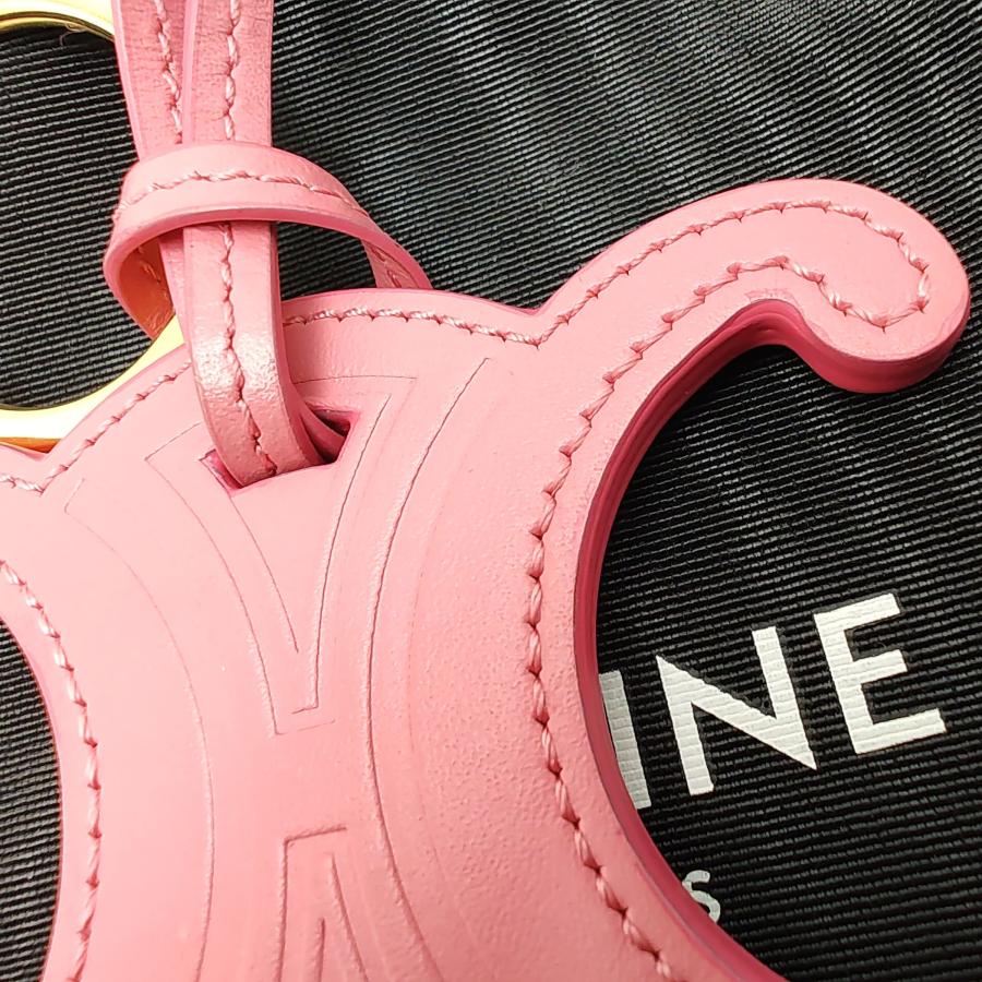 CELINE（セリーヌ） 中古品 トリオンフ キーリング チャーム スムース