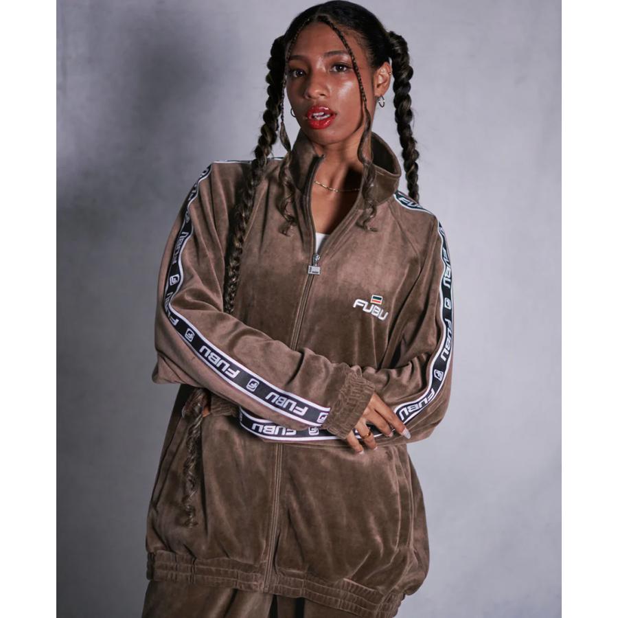FUBU フブ ベロア セットアップ 上下セット ベルベット トラック