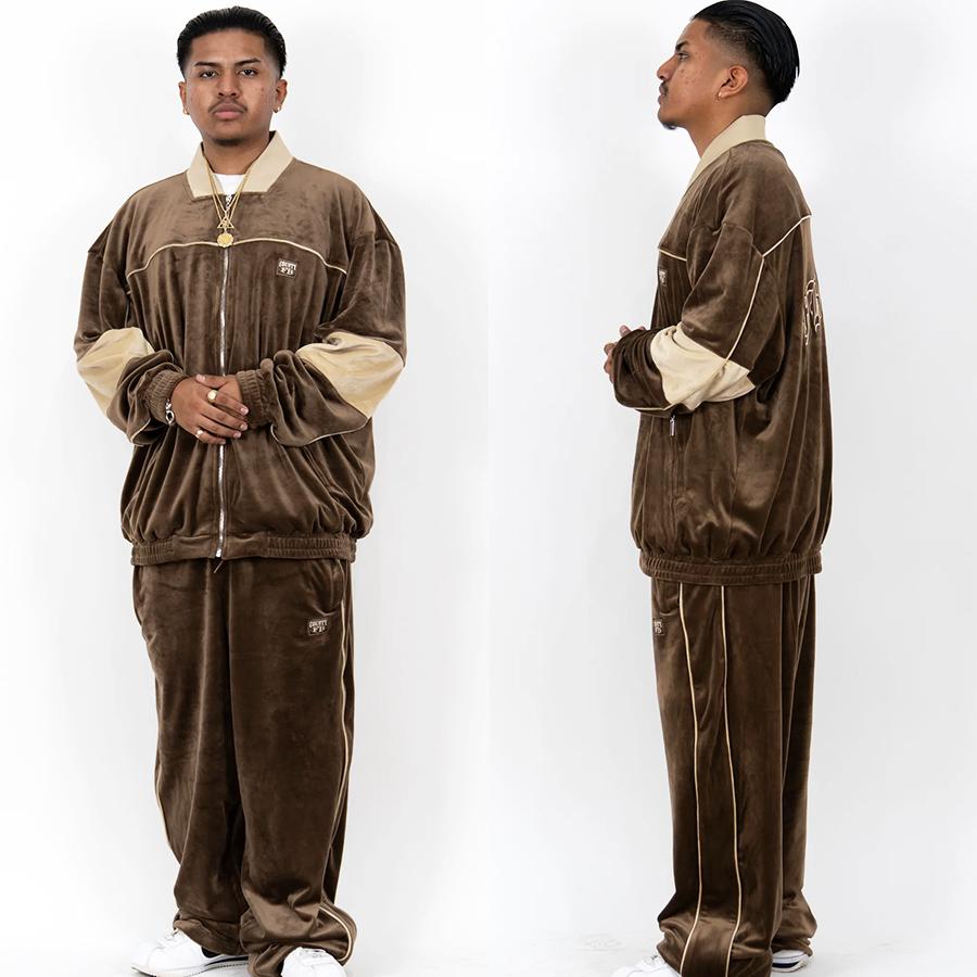 FB COUNTY エフビーカウンティ ベロア セットアップ 上下セット