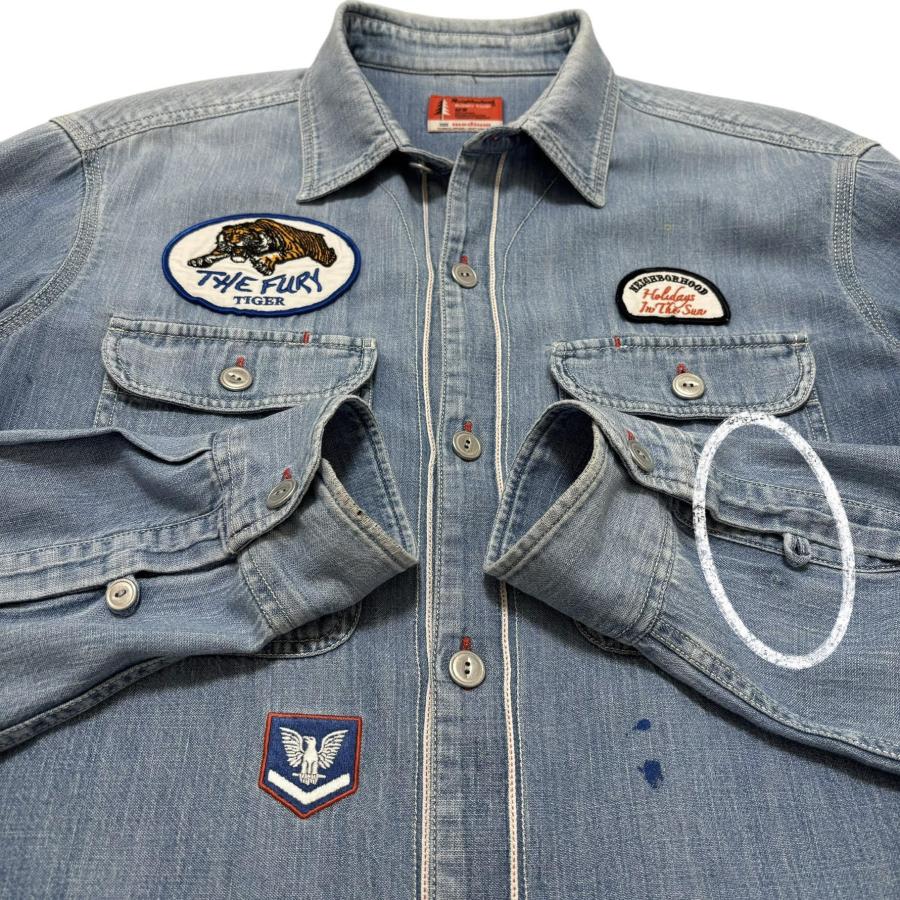 NEIGHBORHOOD（ネイバーフッド） 古着 デニムシャツ クリーニング済み