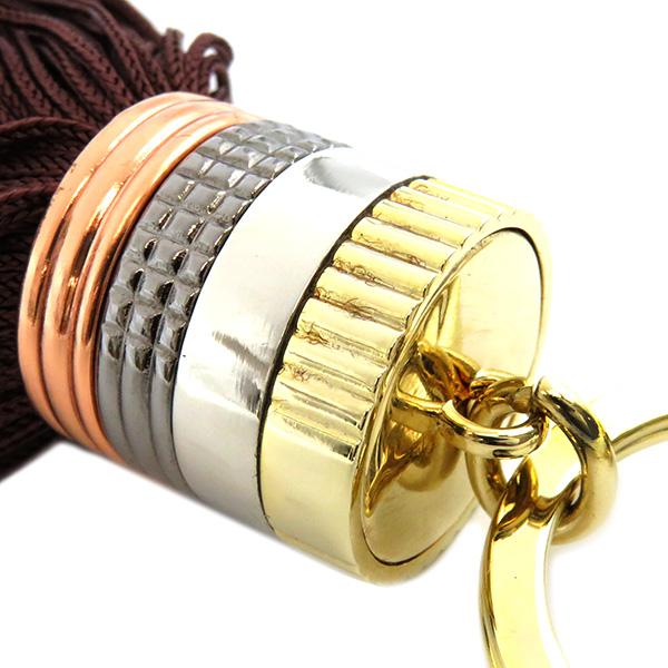 BOUCHERON（ブシュロン） キーホルダー キャトル チャーム ブラウン