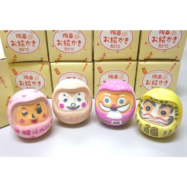 お絵かき だるま 達磨（陶器）貯金箱 30個以上販売 ダルマ 手作り