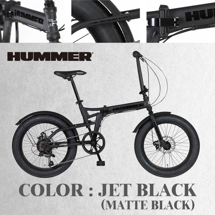 HUMMER（ハマー） FDB206FAT-DISC JET BKACK ファットバイク 漆黒の