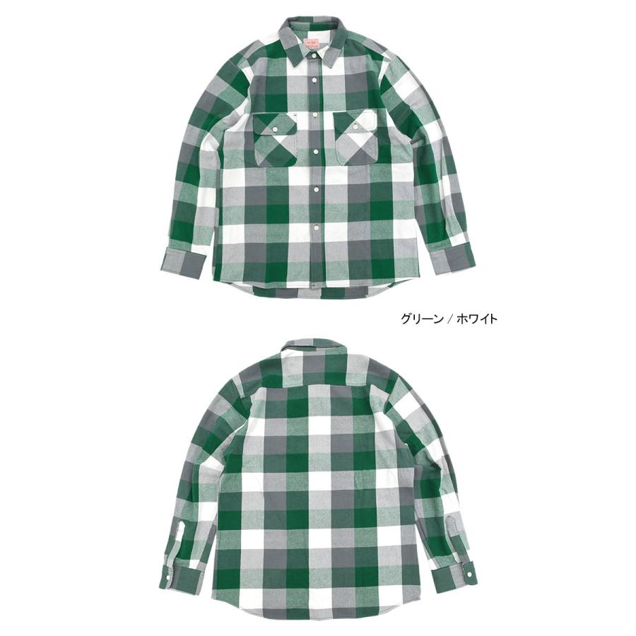 BIG MIKE（ビッグマイク） シャツ 長袖 メンズ ヘビー フランネル