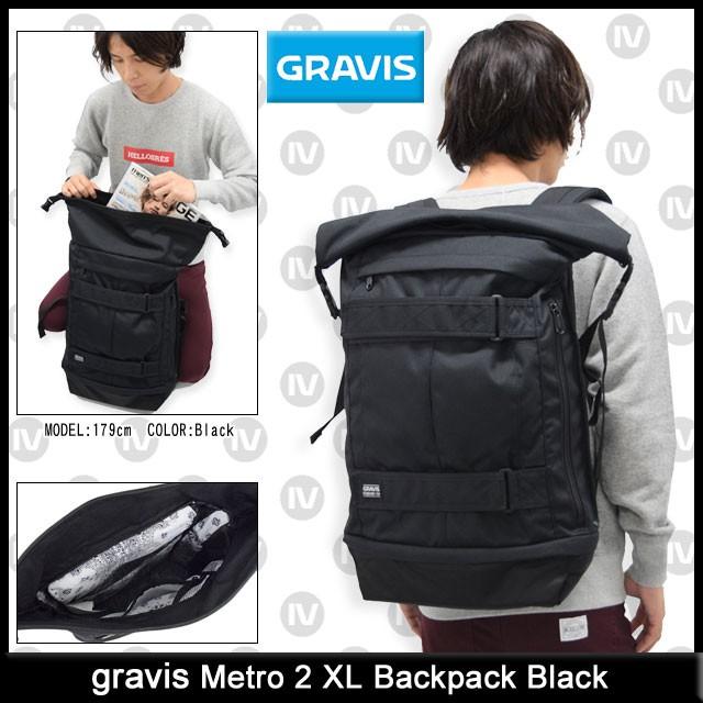 gravis（グラビス） リュック メトロ 2 XL バックパック ブラック