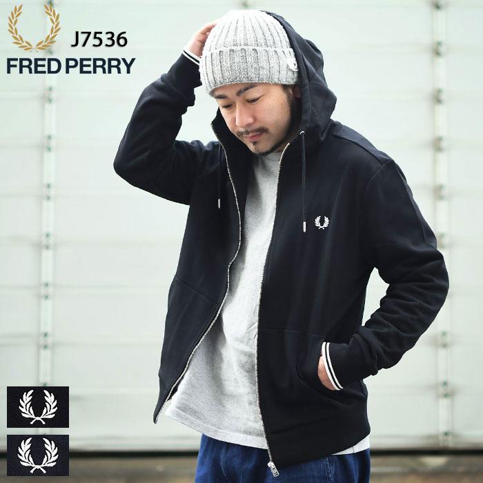 FRED PERRY（フレッドペリー） パーカー ジップアップ メンズ スルー