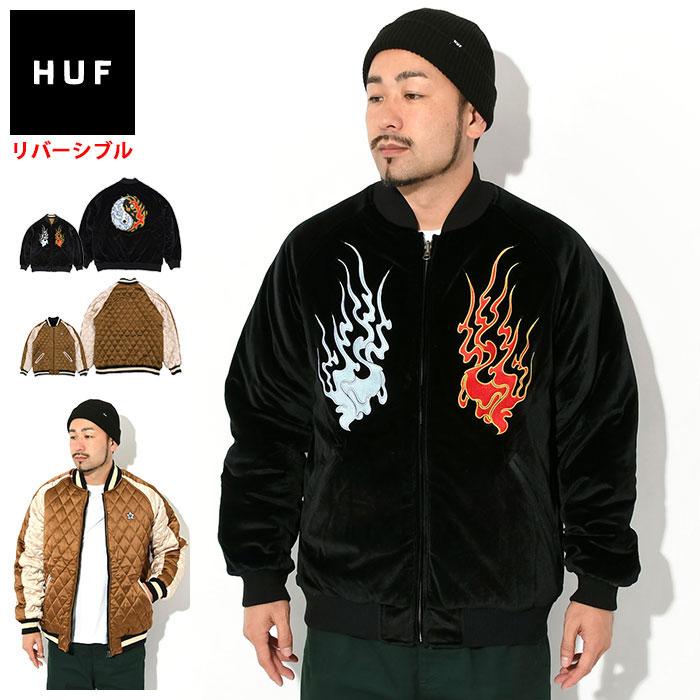 HUF（ハフ） ジャケット メンズ ディストラクティブ スカジャン