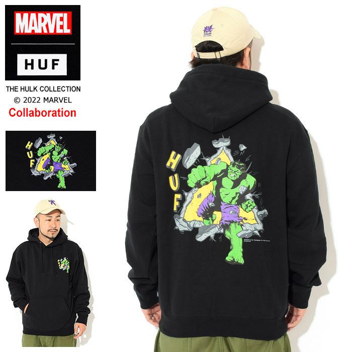 HUF（ハフ） パーカー プルオーバー メンズ マーベル ハルク TT コラボ