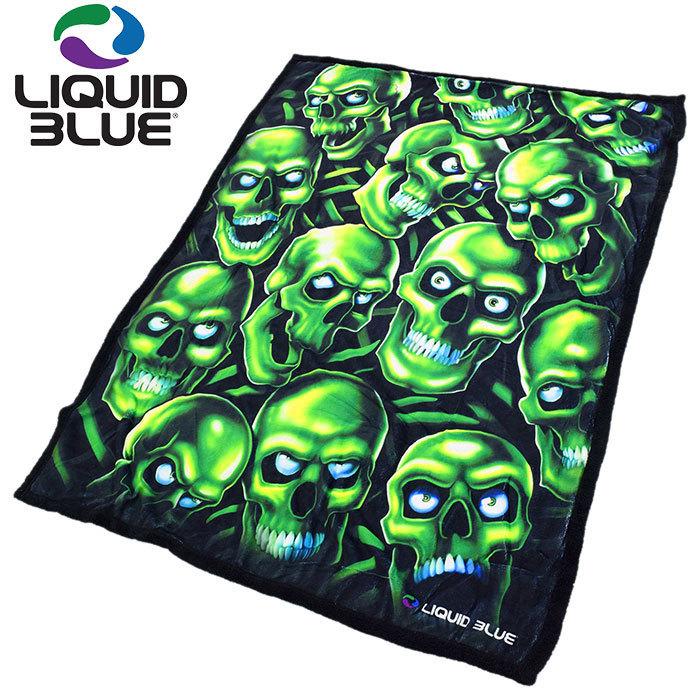 LIQUID BLUE リキッド ブルー ブランケット スカル パイル フリース