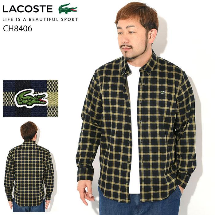 LACOSTE（ラコステ） シャツ 長袖 メンズ CH8406 ( CH8406 L/S Shirt