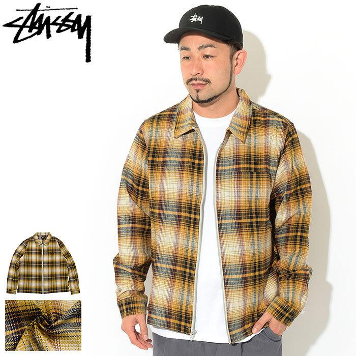 STUSSY（ステューシー） シャツ 長袖 メンズ Shadow Plaid Zip (stussy