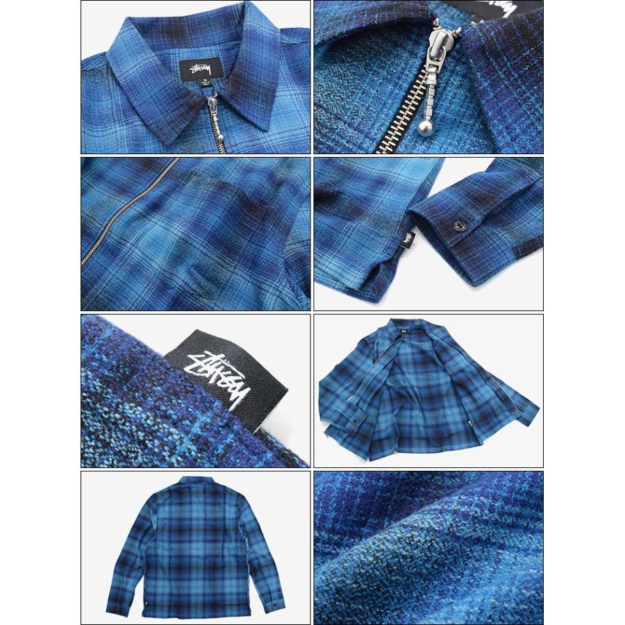 STUSSY（ステューシー） ジャケット メンズ Crepe Plaid Zip Up Shirt
