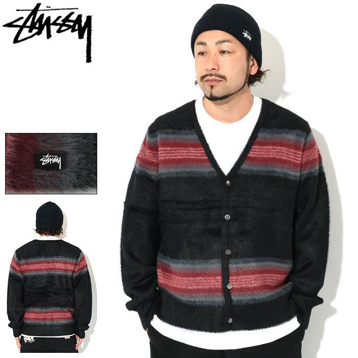 STUSSY（ステューシー） カーディガン STUSSY Stripe Shaggy (stussy