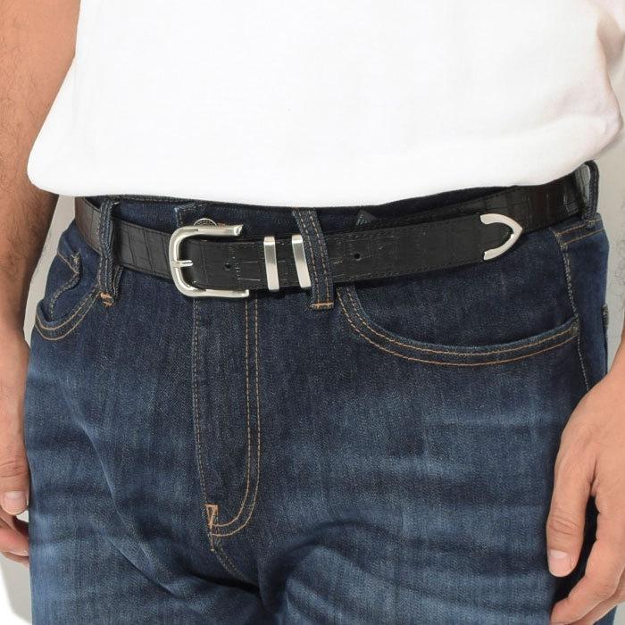 STUSSY（ステューシー） ベルト メンズ Gator Leather Dress ( stussy