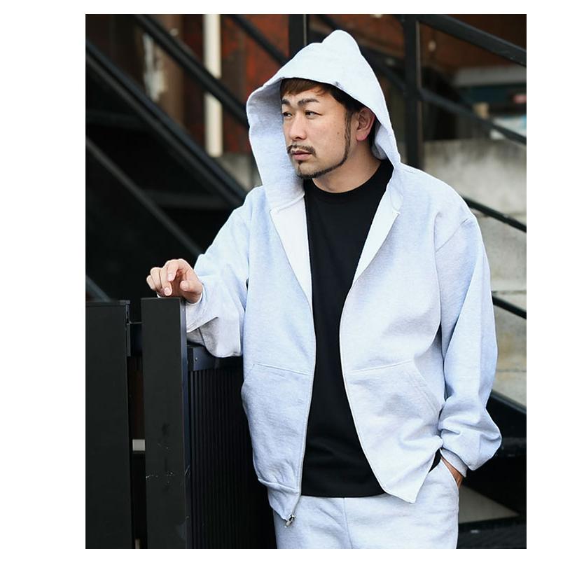 LOS ANGELES APPAREL（ロサンゼルスアパレル） パーカー ジップアップ