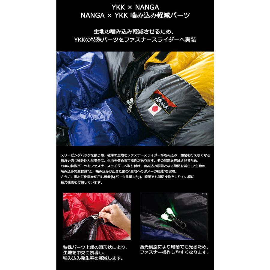 NANGA（ナンガ） 寝袋 シュラフ オーロラ 500 STD スリーピングバッグ