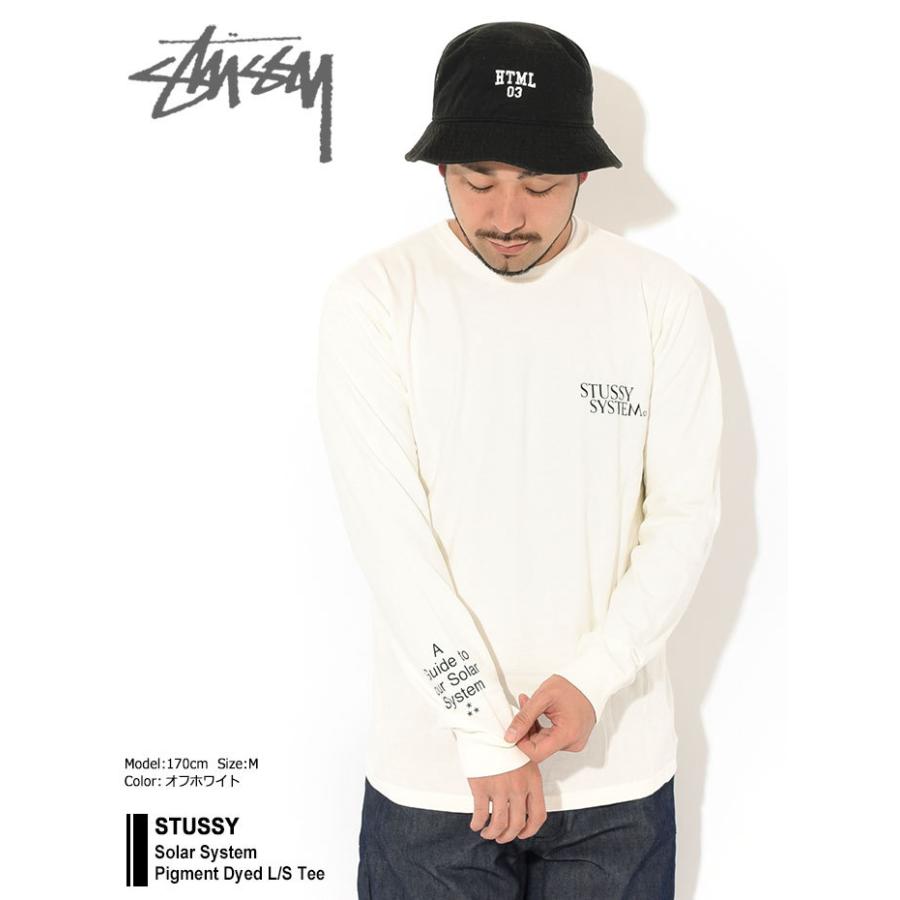 STUSSY（ステューシー） Tシャツ 長袖 メンズ Solar System Pigment