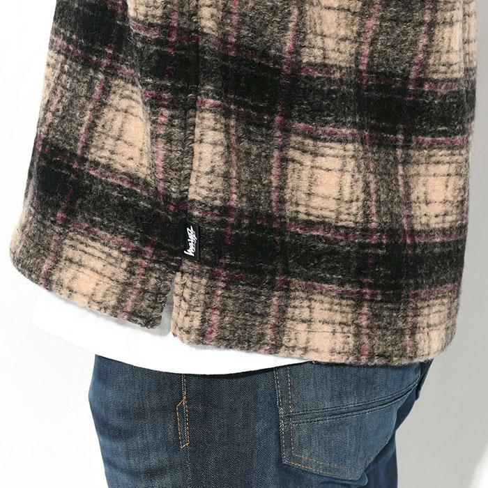STUSSY（ステューシー） ジャケット メンズ Wool Plaid Zip Shirt
