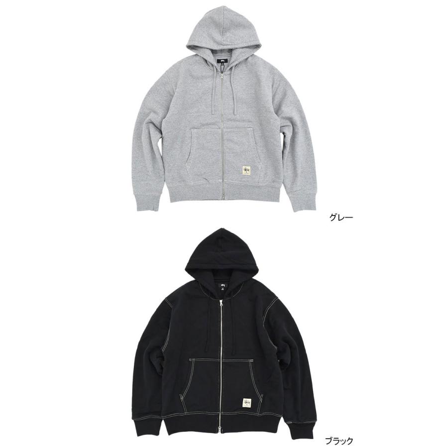 STUSSY（ステューシー） パーカー ジップアップ メンズ Double Face