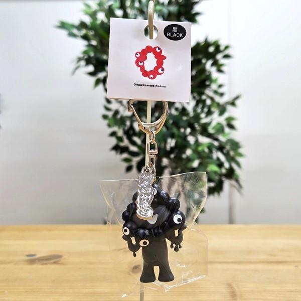 EXPO2025 キャラ立体PVCキーホルダー 黒 タグ付 ミャクミャク 大阪