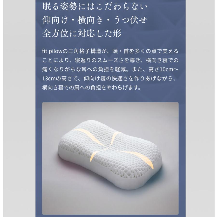 枕 雲のやすらぎプレミアム フィットピロー 新素材 TPE 通気性抜群