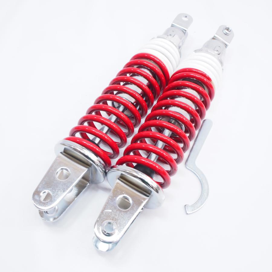 CB400T ホークCB250T MDIメッキxレッドxホワイト330mmリアサス左右リア