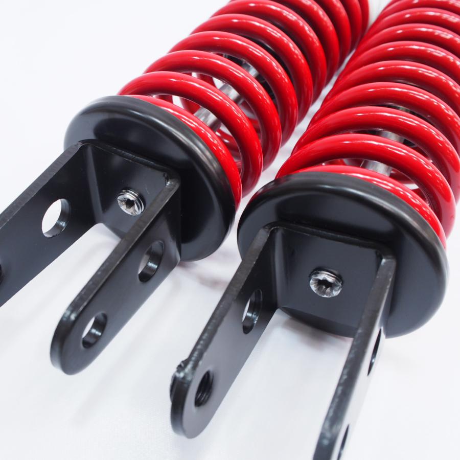 CB400TホークCB250T MDIリアサス ブラックxレッドxホワイト330mm リア