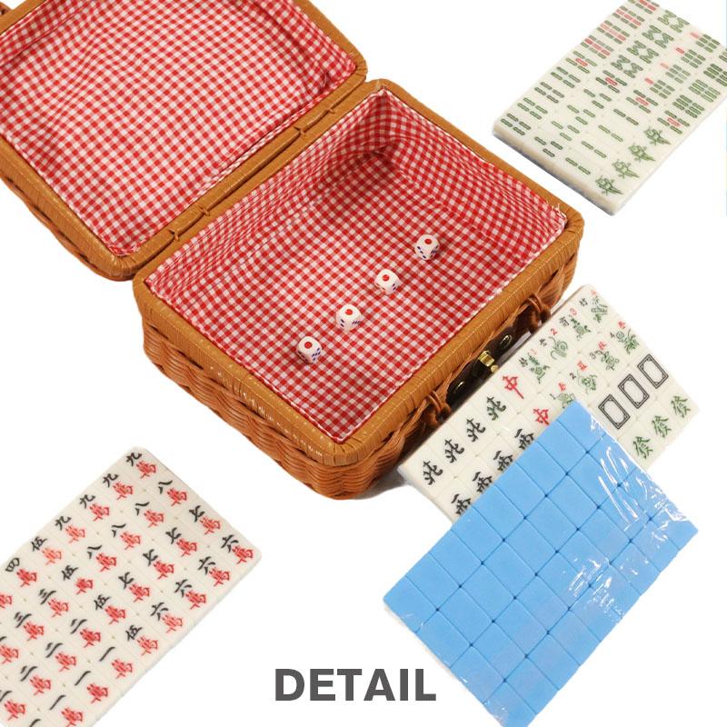 雀華 麻雀牌 手打ち麻雀卓用 麻雀牌 26ミリ牌 26mm麻雀牌 専用ボックス