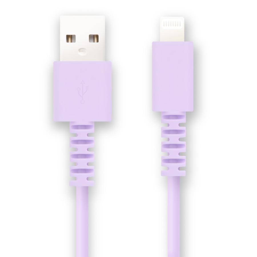 iPhone 充電 ケーブル パステルカラー Lightning apple認証 充電