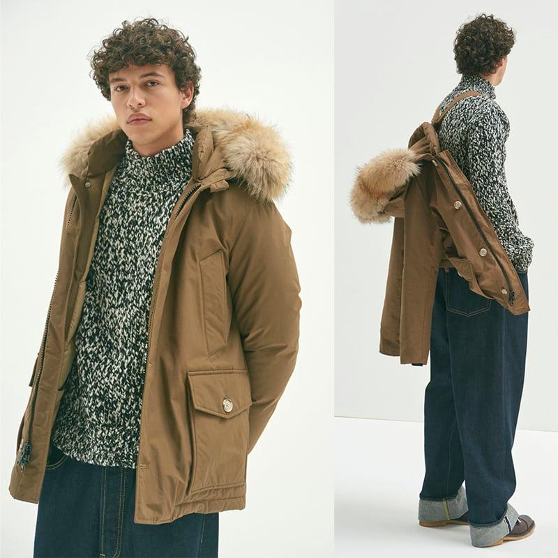 ウールリッチ WOOLRICH ／ 60/40ラマークロスフーデッドダウン